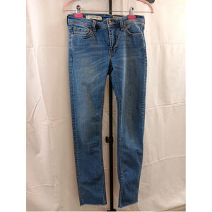 Size 26 Pilcro By Anthropology Slim Straight Zipper Fly Blue Jeans